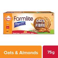 Sunfeast Farmlite Active Oats with Almonds Biscuits 75g