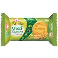 Sunfeast Farmlite Veda Digestive Biscuit 100g| High Fibre | Goodness of 5 natural ingredients and wheat fibre