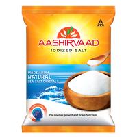 Aashirvaad Salt, 1kg, Iodised Salt Made from Natural Sea Salt Crystals