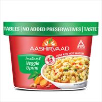 Aashirvaad Instant Meals Veggie Upma Cup 80G
