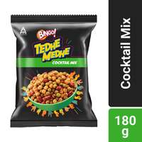 Bingo! Tedhe Medhe Cocktail Mix, 180g,Tasty Namkeen Perfect for Snacking