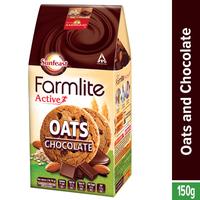 Sunfeast Farmlite Active Oats with Chocolate Biscuits 150g