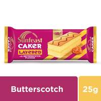 Sunfeast Caker Layered Cake,  Butterscotch , 25g
