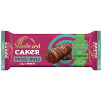Sunfeast Caker Swiss Roll Cake, Chocolate, 28g