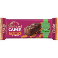 Sunfeast Caker Trinity Cake, Triple Chocolate, 27g